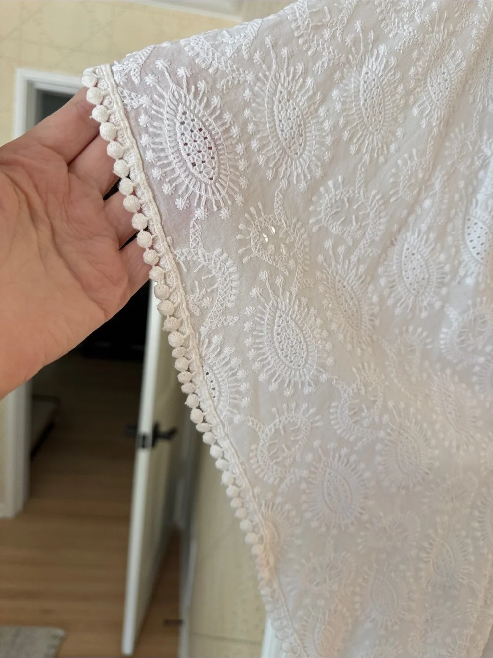 Melissa Odabash Trixie White V-Neck Swim Cover-Up